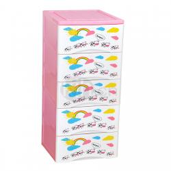 卡通五層抽屜式儲(chǔ)物柜