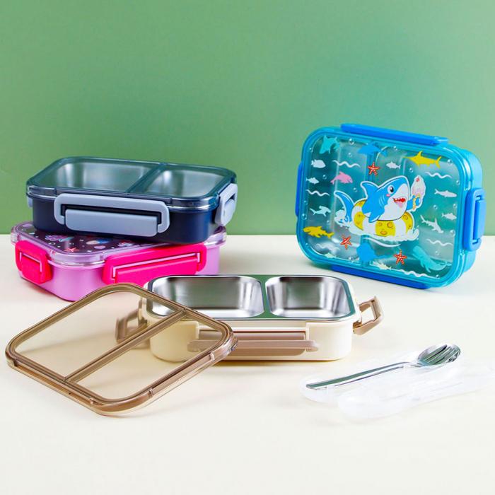 悠悅潮萌二格便當(dāng)盒(7