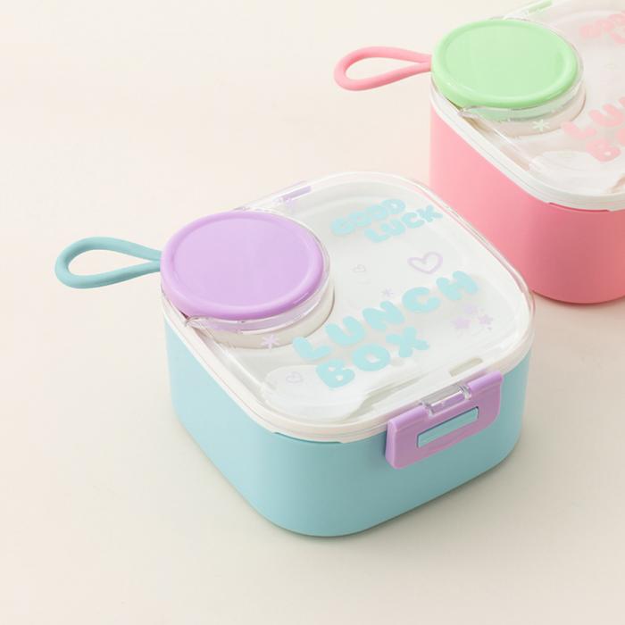 方形手提不銹鋼飯盒1000ml